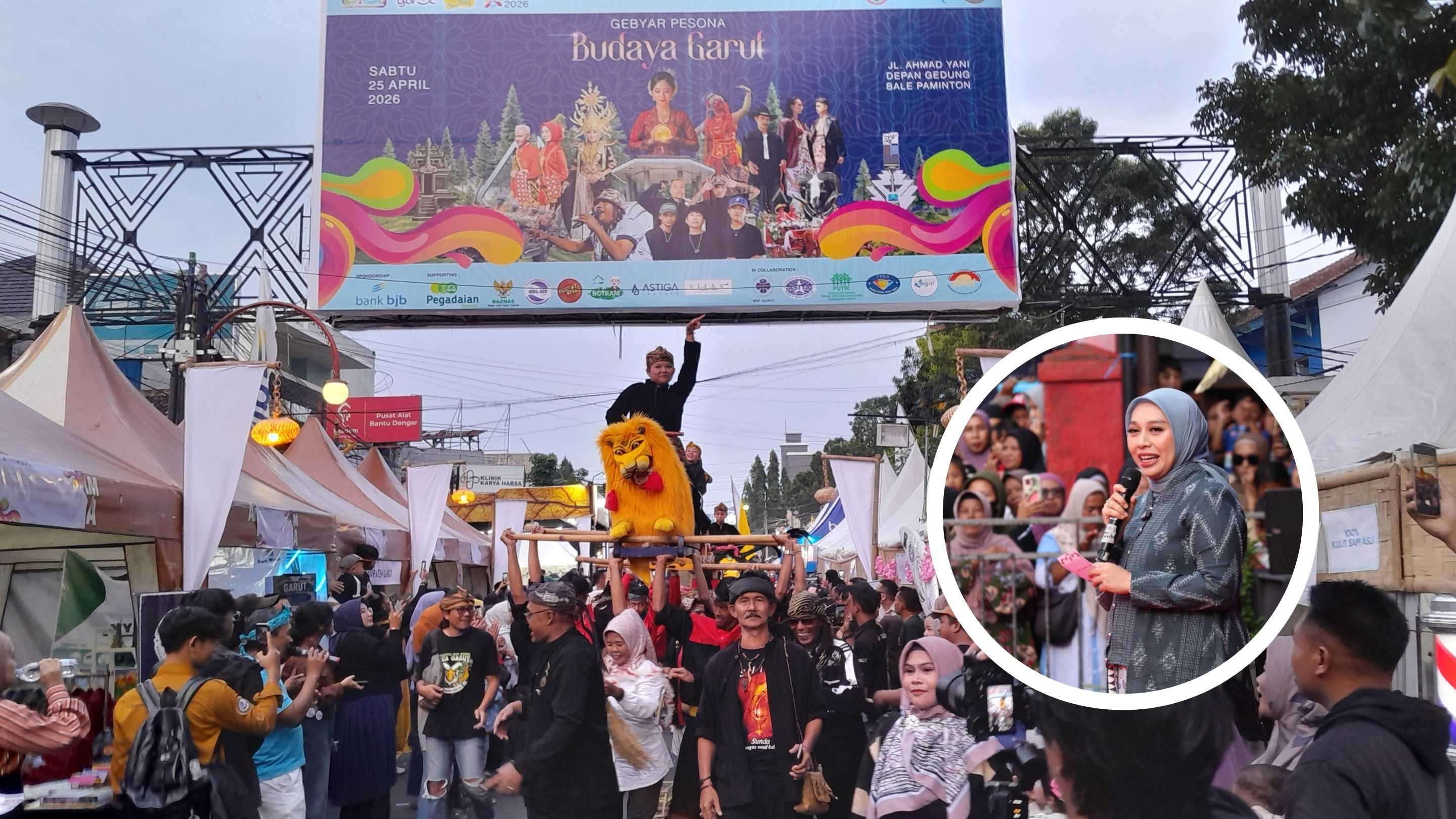 GPBG 2026 Gerakkan Ekonomi Lokal, Ribuan Warga Padati Pusat Kota Garut